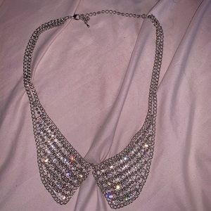 Diamond collar necklace